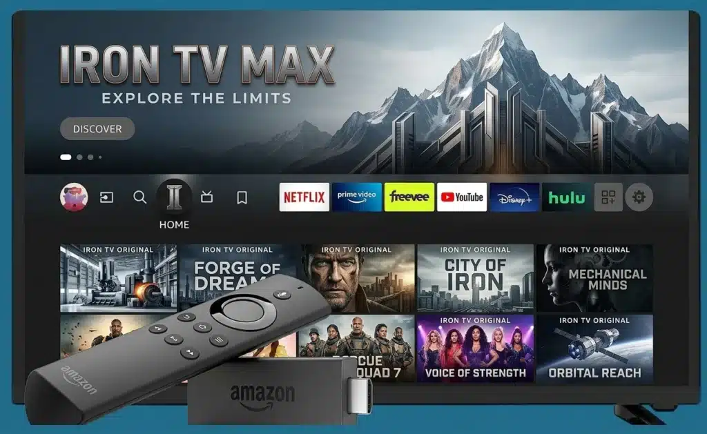 IRON TV MAX sur Amazon Fire Stick